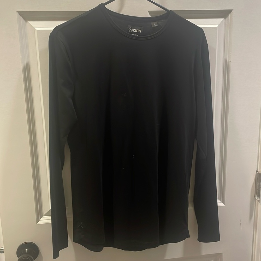 Cuts long sleeve shirt